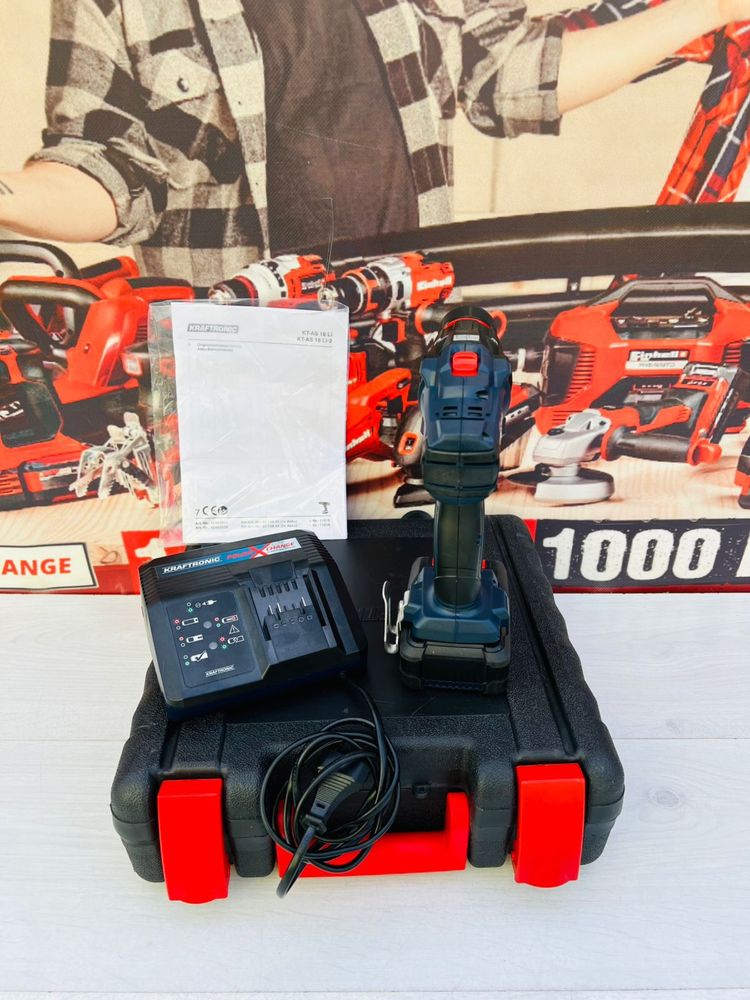 Шуруповерт Kraftronic Einhell TE-CD 18/2 Li-Solo