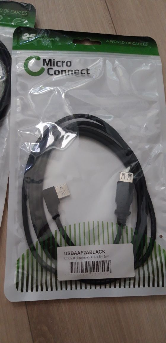Przewód USB USBAAF2ABLACK Micro Connect