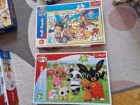 Puzzle maxi dla 3 latków,  5 zestawów