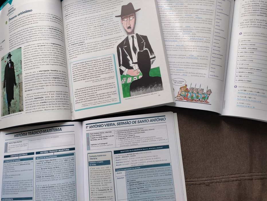 Português 12+ caderno de atividades +síntese de educação literária