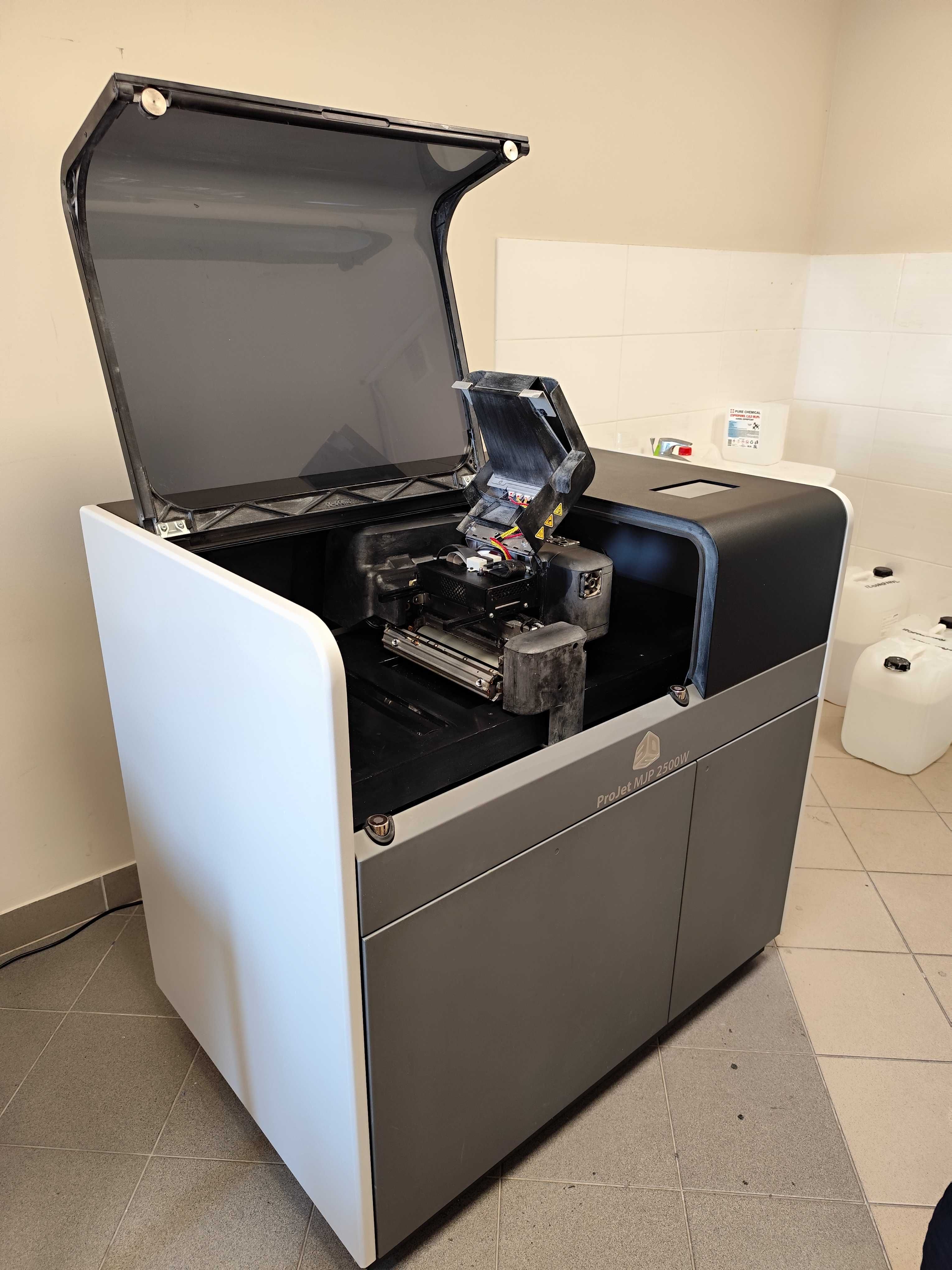 Drukarka woskowa 3D ProJet MJP 2500 - niski przebieg, stan BDB