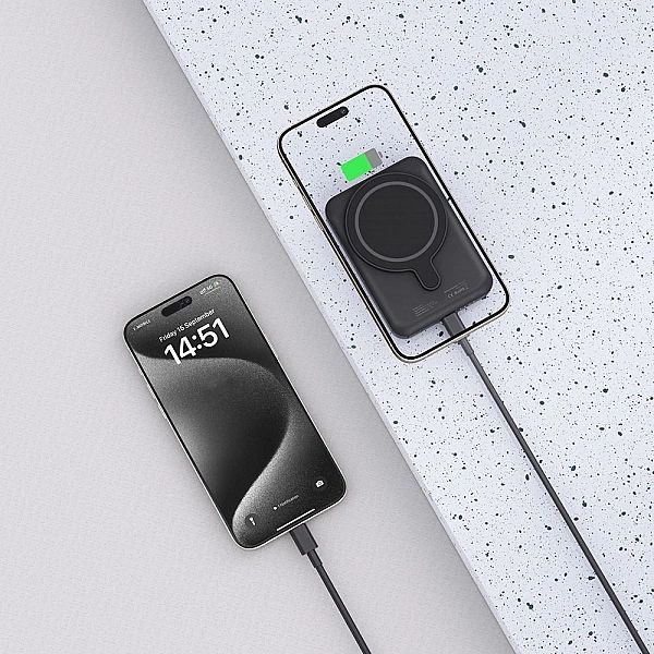 Powerbank Tech-Protect LifeMag PB10 z MagSafe 5000mAh 15W port USB-C -