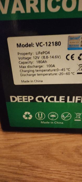 Akumulator Lifepo4 Vericore 180Ah