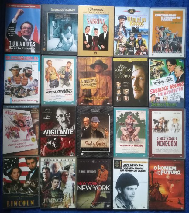 Lote 165 DVD's originais (Lote 1)