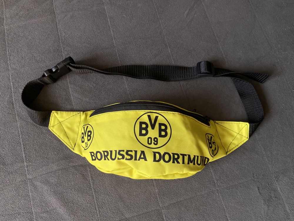 BVB Borussia Dortmund nowa nerka żółta saszetka