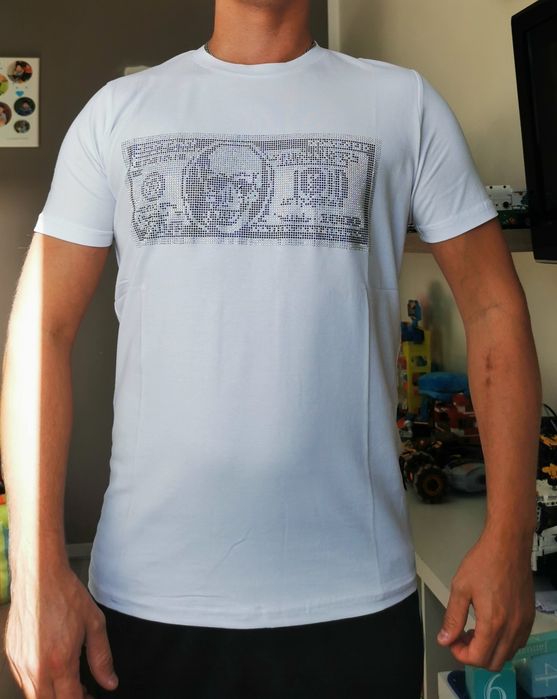 Koszulki z ćwiekami z motywem czaszki Philipp Plein