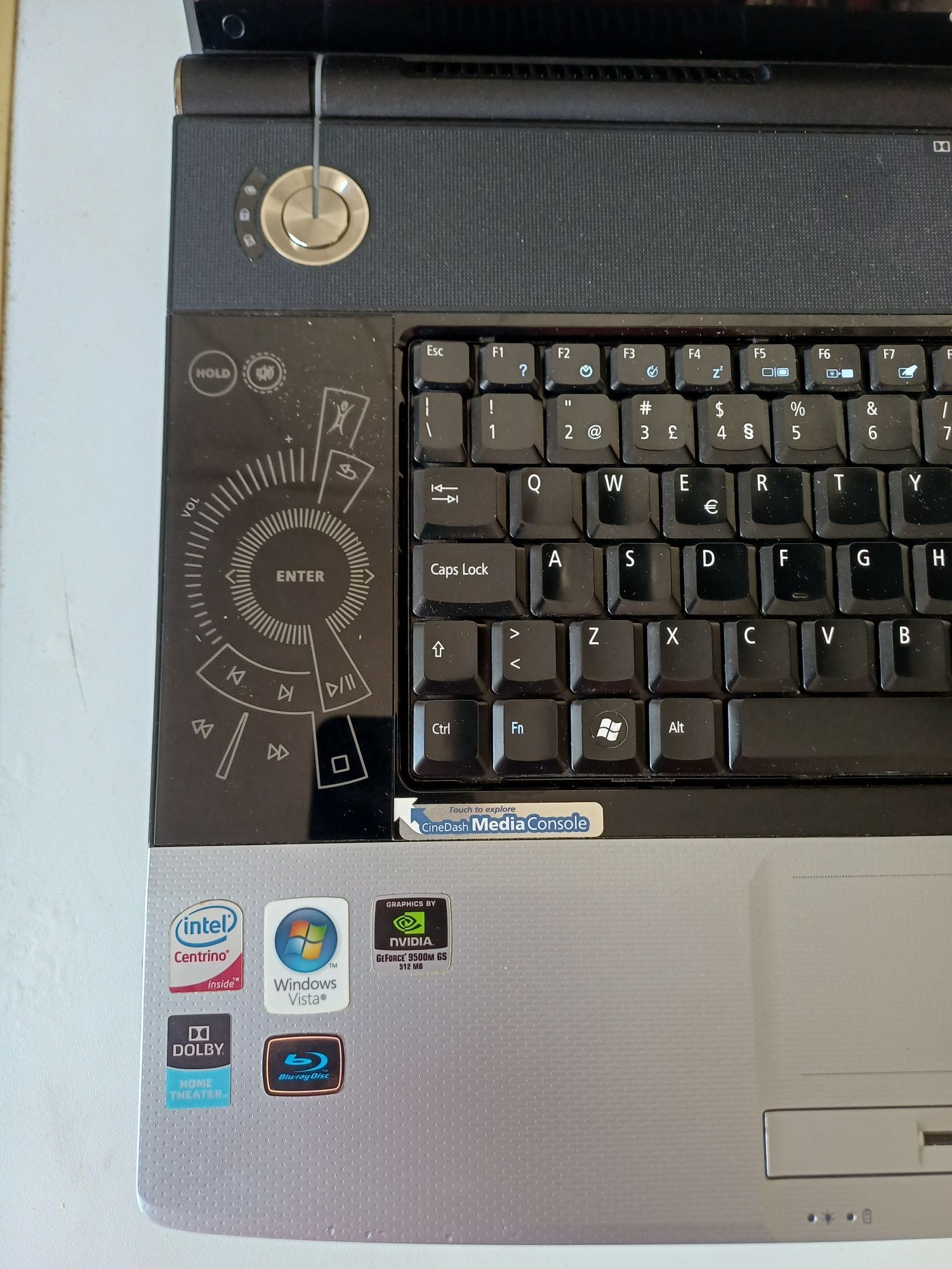 Portatil acer aspire 8920