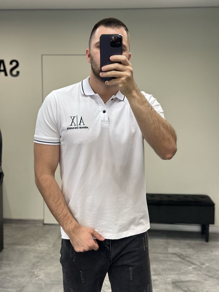 Поло теніска Armani Exchange AX
