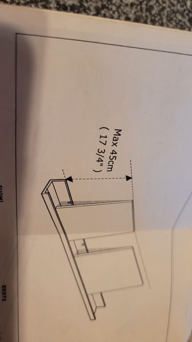 Półka Ikea na obrazy mosslanda