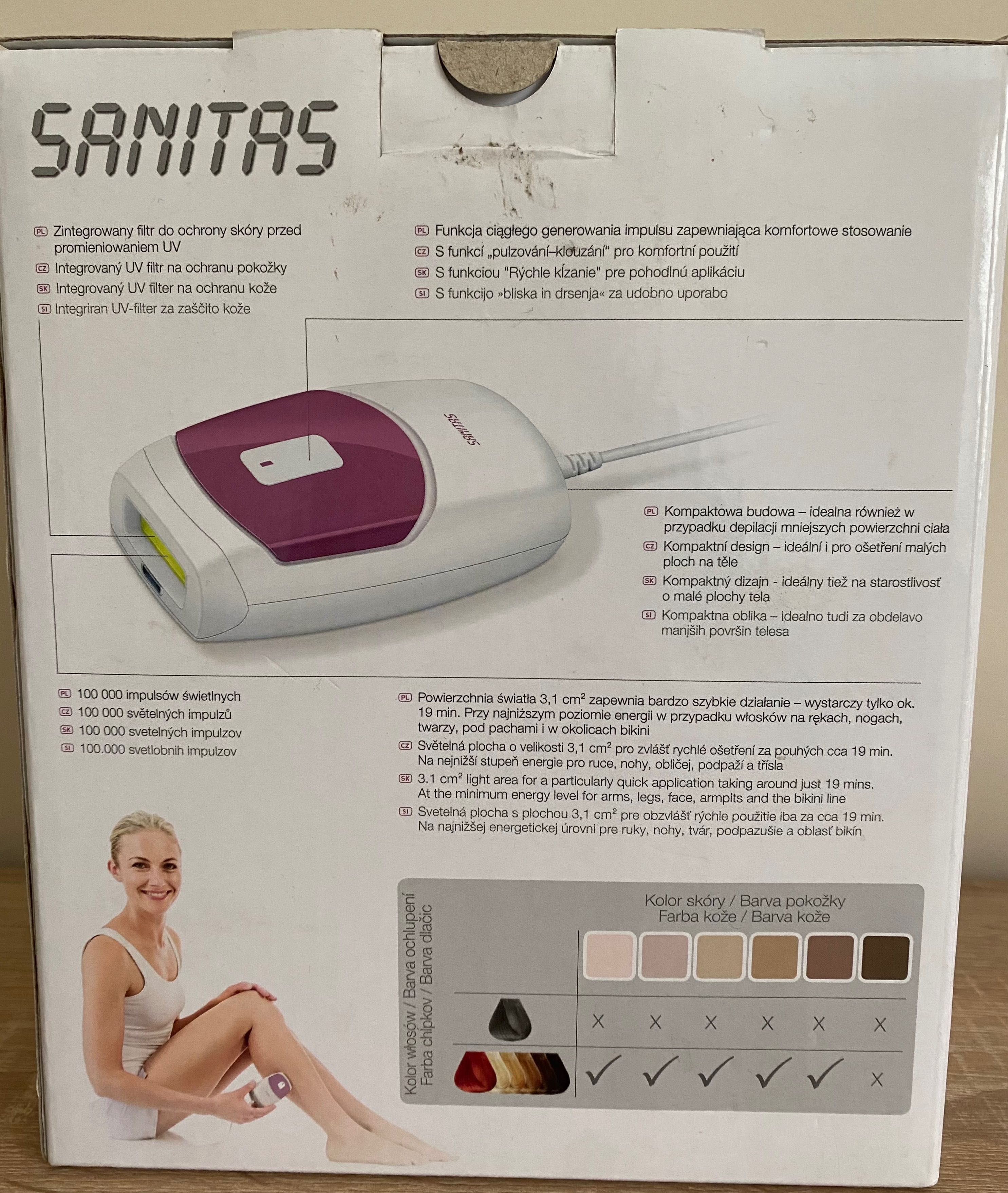 Nowy depilator laserowy Sanitas