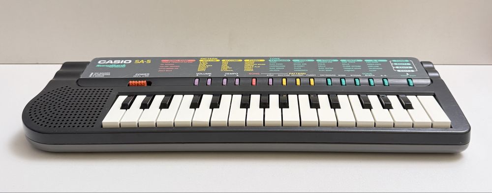 CASIO SA-5 soundbank mini keyboard dla dzieci