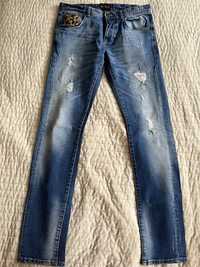 Zara spodnie jeansowe 42