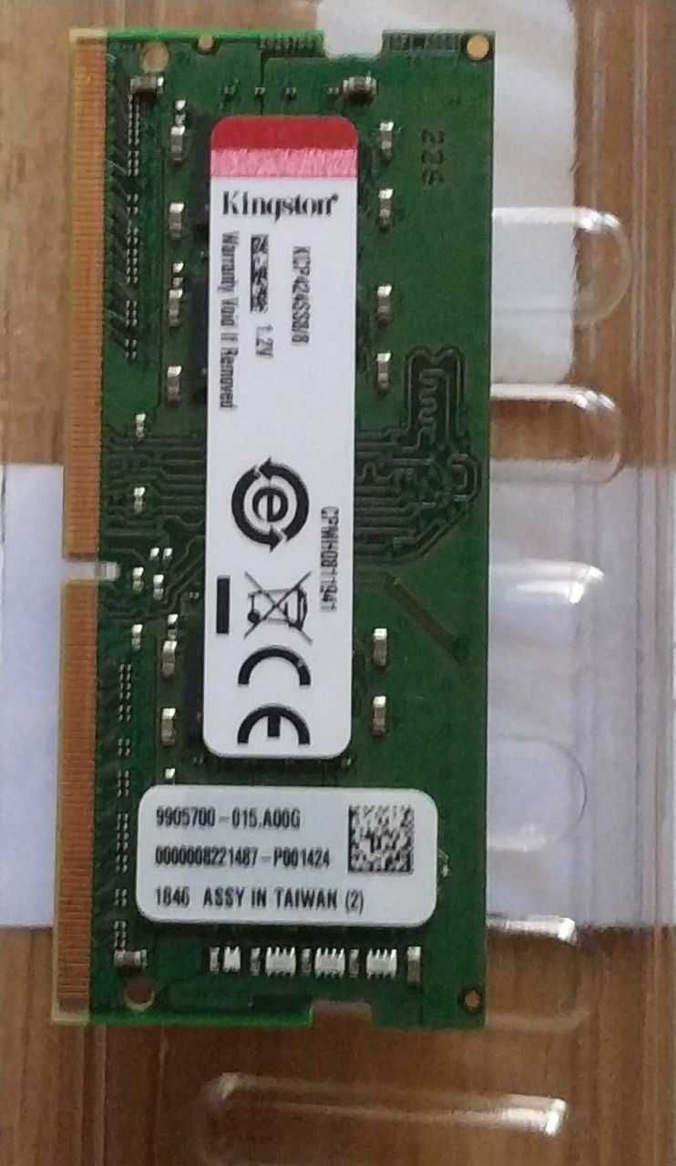 Память  sodimm Kingston DDR4 8gb 2400mgh