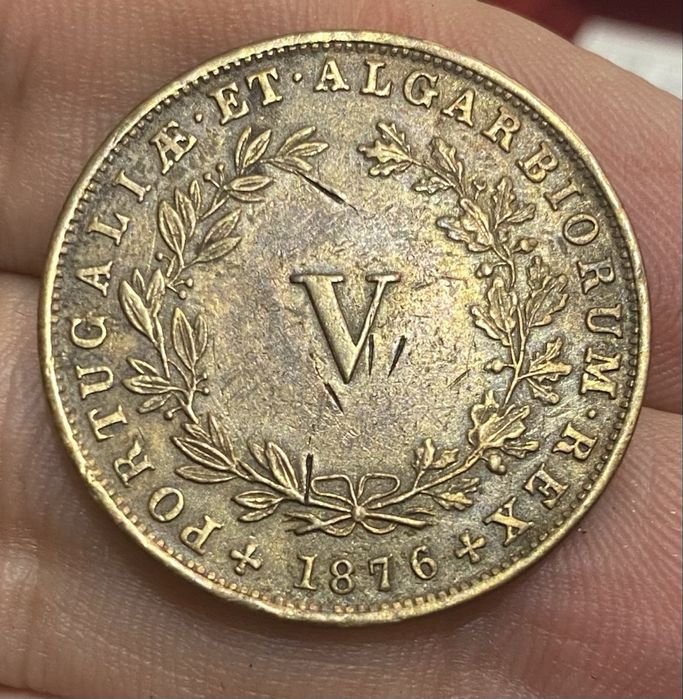 Moeda V Reis D LUIS I - 1876