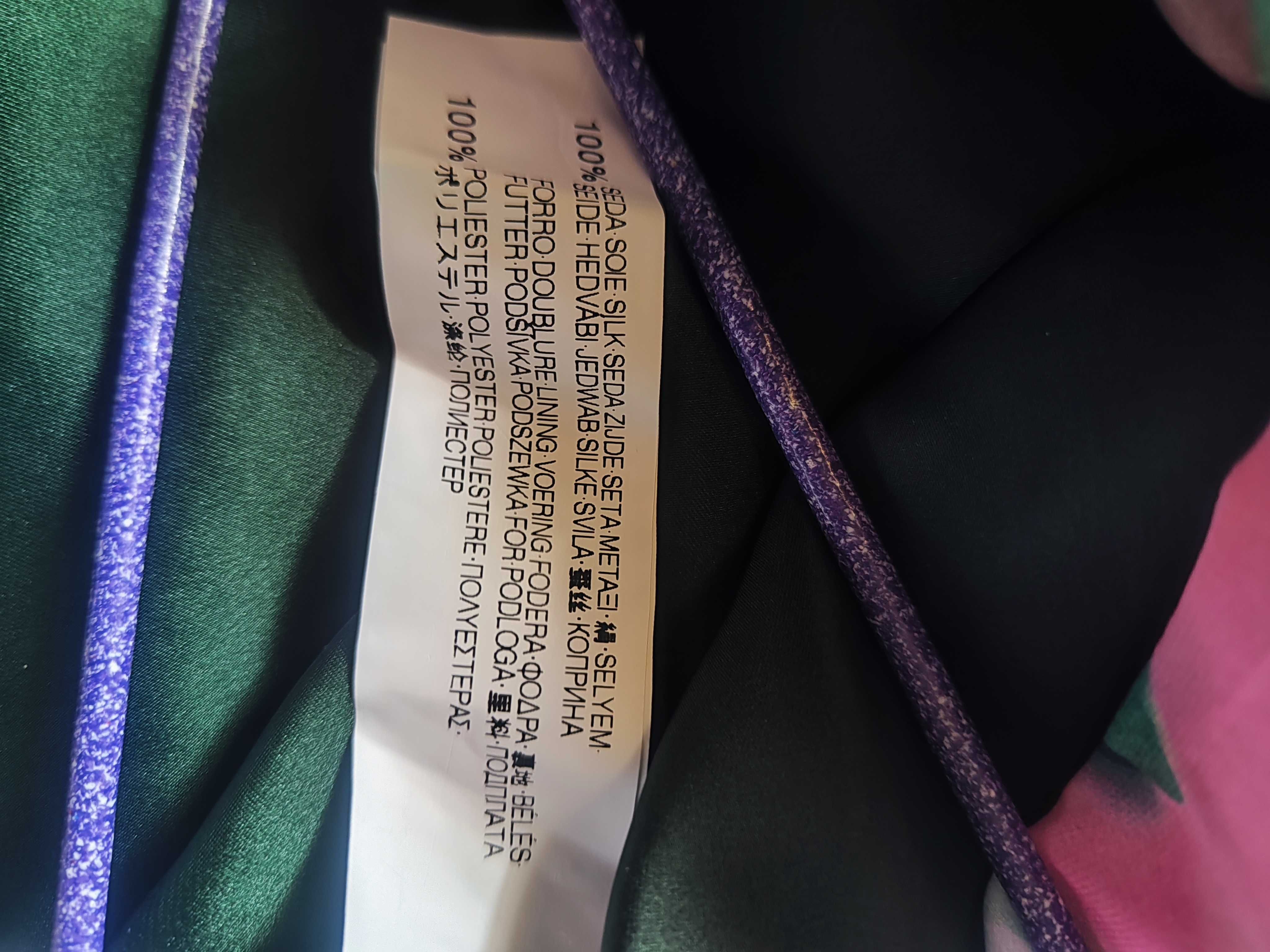 Сукня плаття Zara натуральний шовк, S