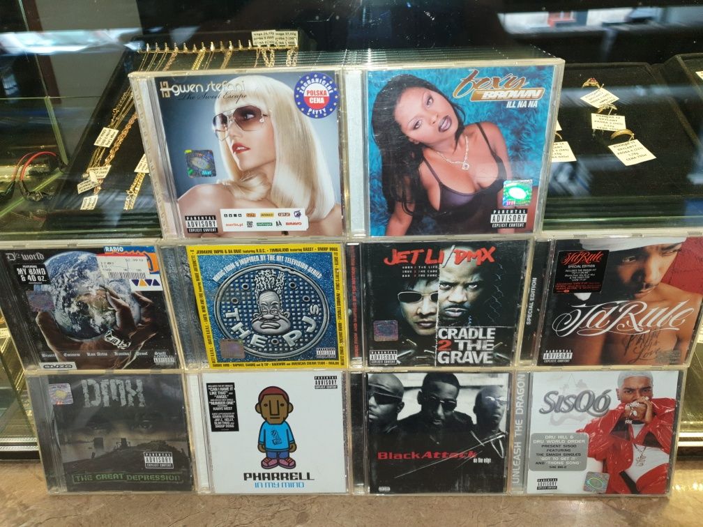 80 płyt CD premierowe Rap hip-hop dance pop czarna muzyka single