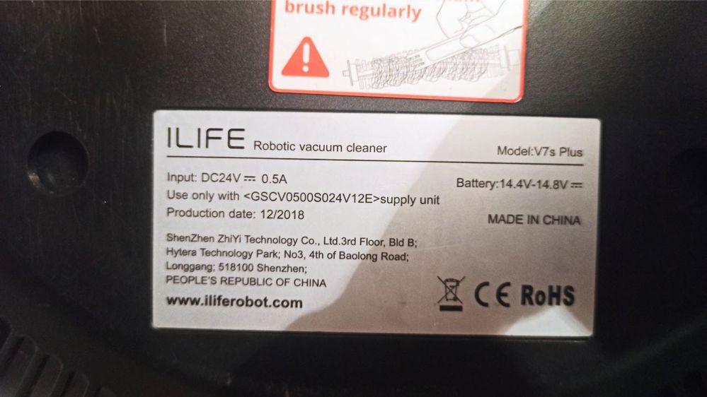 Робот пилосос Ilife v7s plus