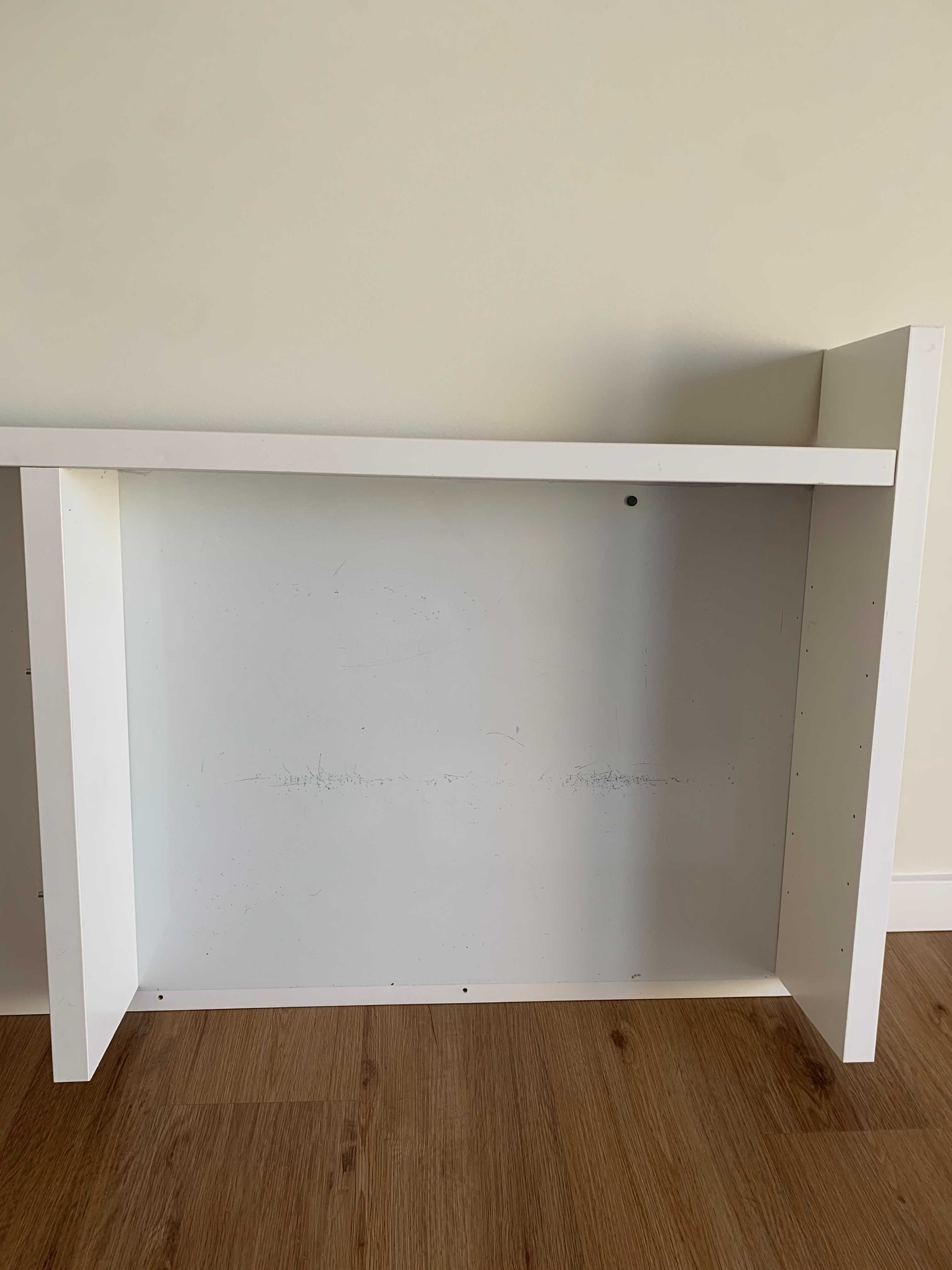 Módulo adicional, alto, branco, para secretária do IKEA