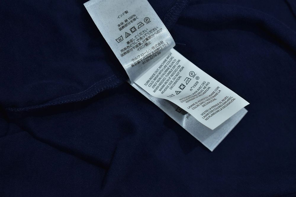 Ralph Lauren Granatowa Męska Koszulka Polo Regular Fit L