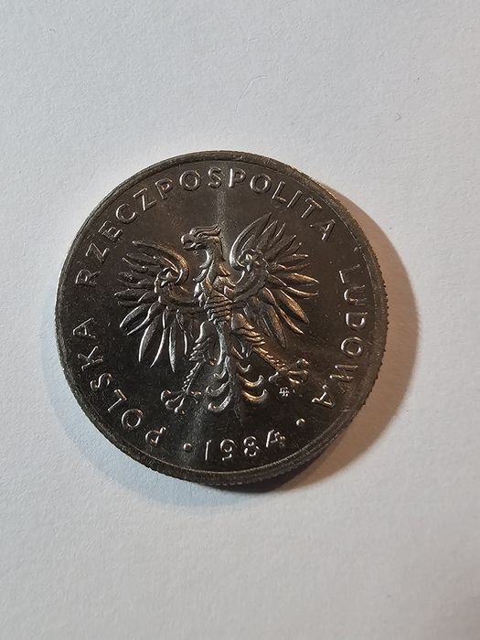 Moneta nr.6 nominał 20 zł 1984 rok za 10 zł