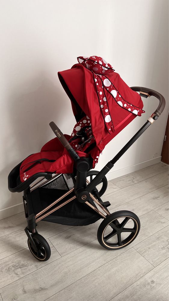 Tapicerka Cybex priam 4.0 Petticoat Red by Jeremy Scott