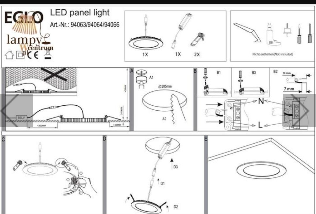 Eglo FUEVA 1 31675 oprawa wpuszczana 1x16,47W/LED 3000K