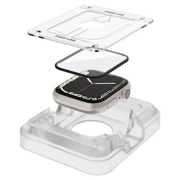 Spigen ProFlex EZ FIT Apple Watch 7 41mm2szt./2pcs AFL04052 Szkło