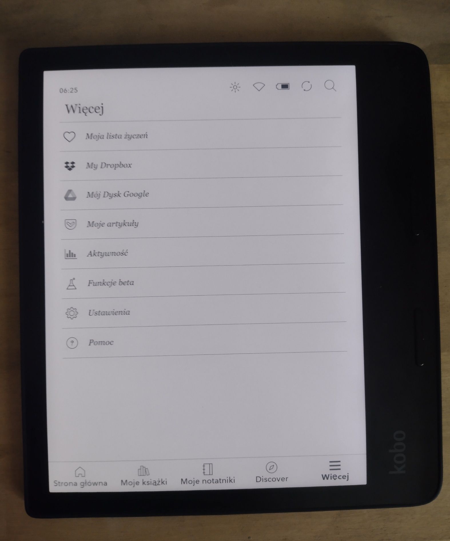 Czytnik ebook Ereader Kobo Sage N778K