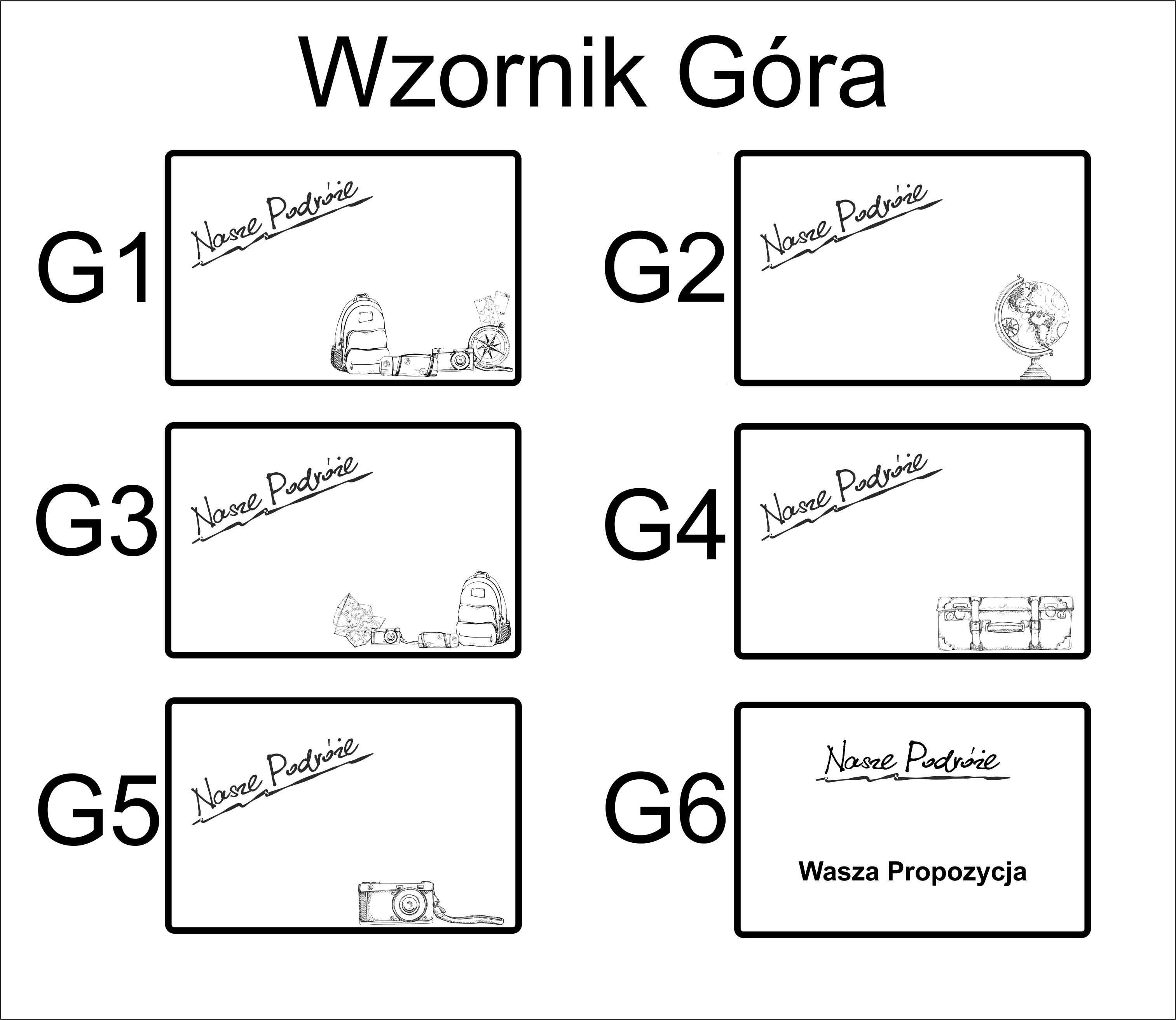Pudełko / Skrzynka na zdjęcia lub pamiątki - Nasze Podróże - Grawer
