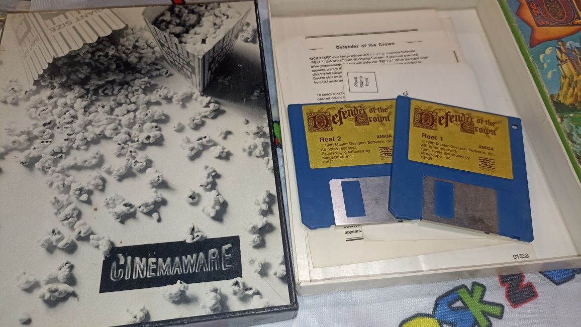 Defender Of The Crown Amiga big box rzadkość na rynku