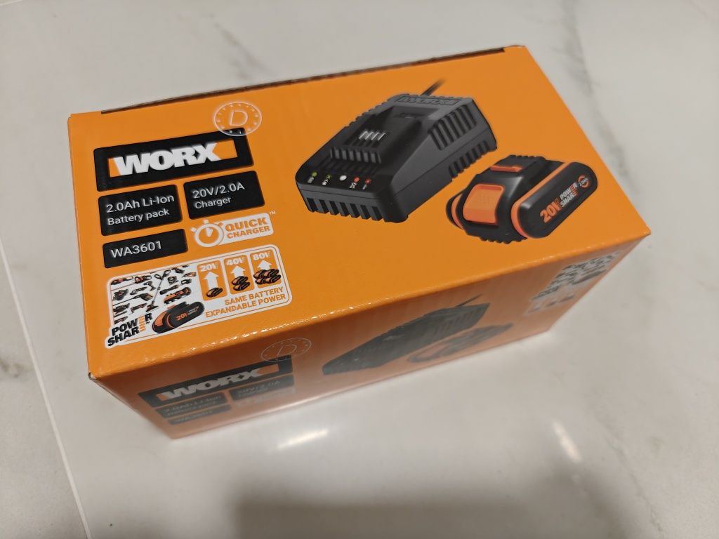 Akumulator Worx z ładowarką 20V 2.0Ah WA3601