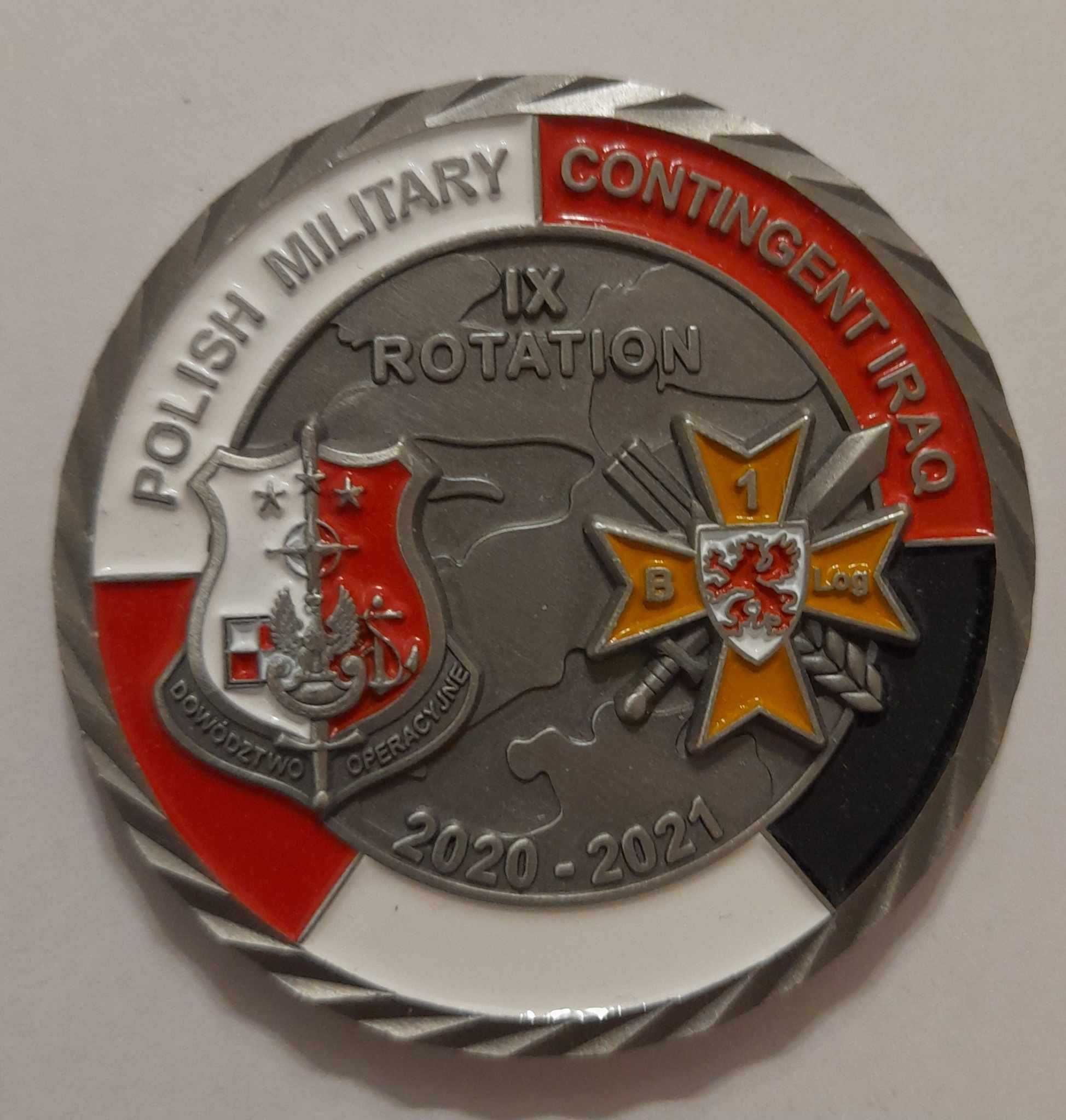 coin - kontyngent IRAK  IX zmiana - 1 NSE - medal