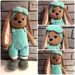 Amigurumi Zabawka Maskotka Zająć pluszowy Toy Prezent Pluszak