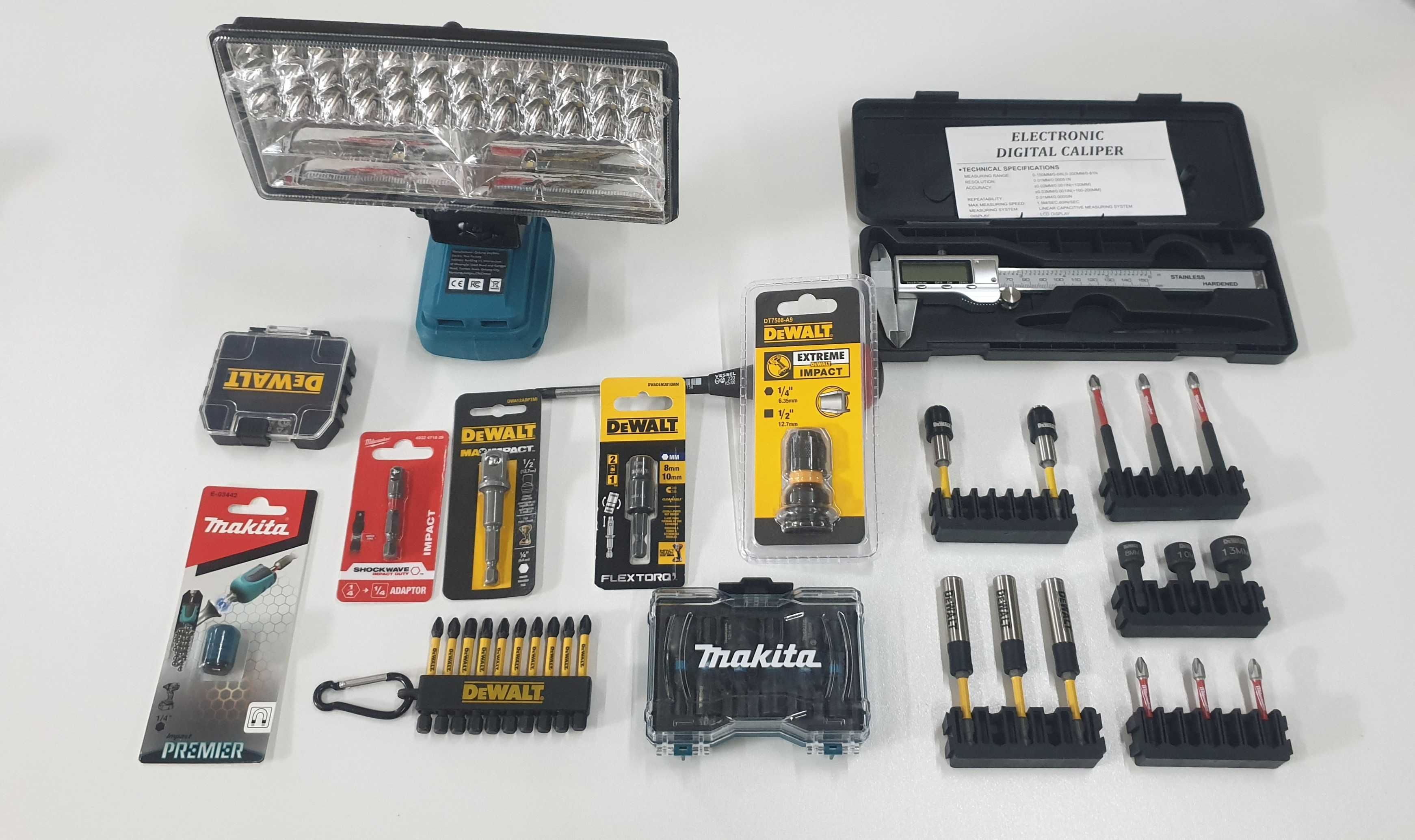 Новий інструмент Dewalt, Milwaukee, Makita, Bosch