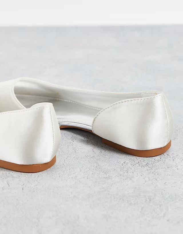 Asos Design 36 Białe Baleriny Virtue R12601