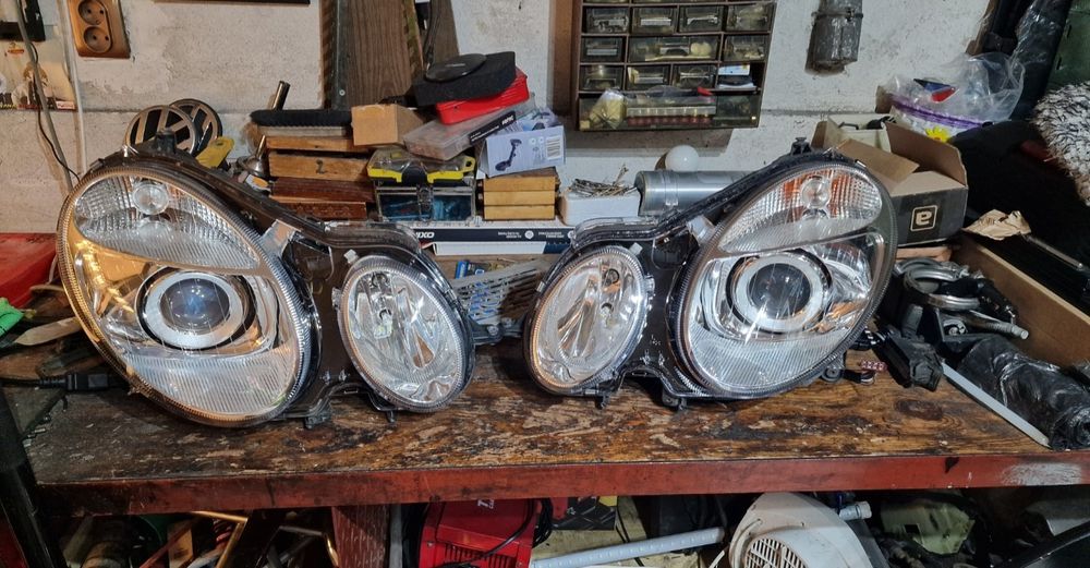 Regeneracja lamp reflektorów, przeróbka bi LED