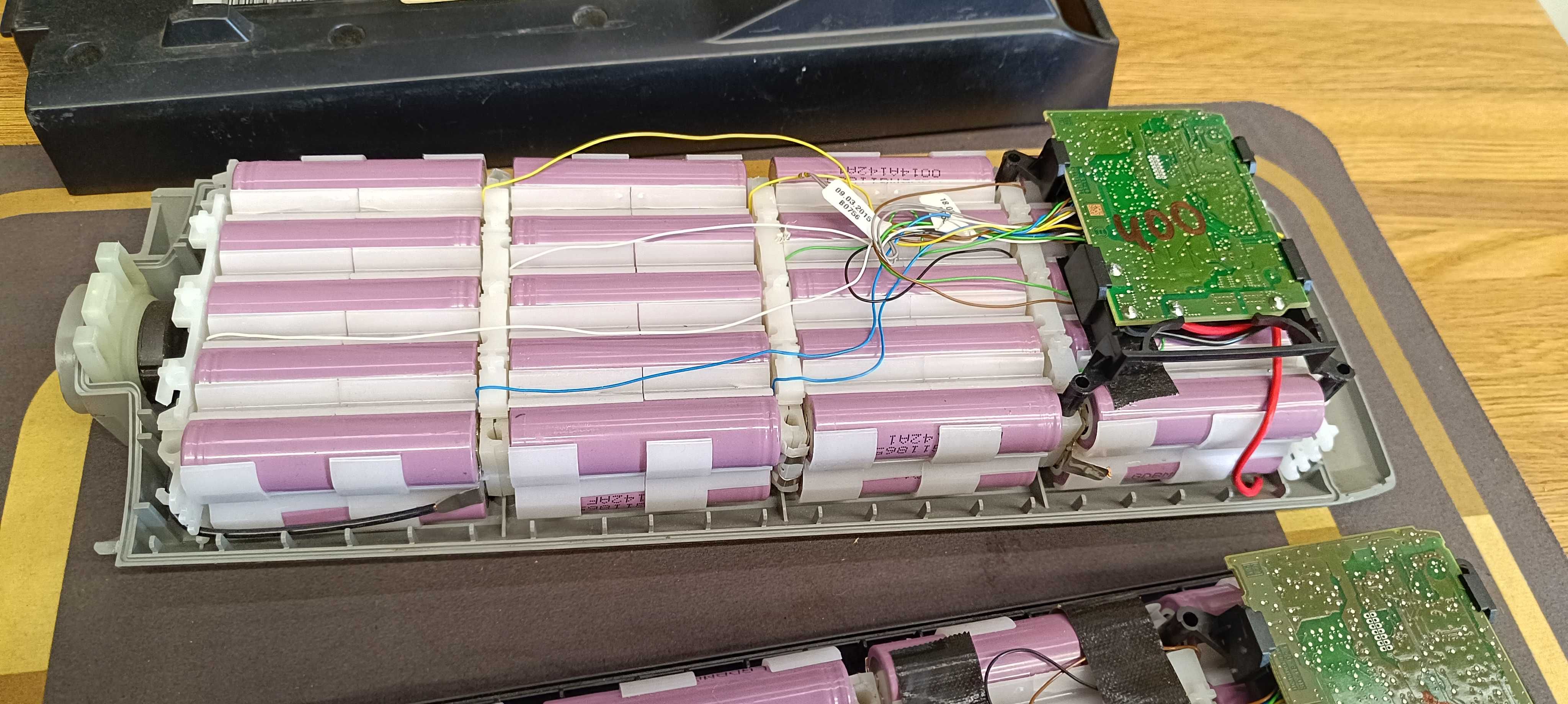 Аккумулятори 18650 - блок елементів BOSCH powerpack -400(неробочі)