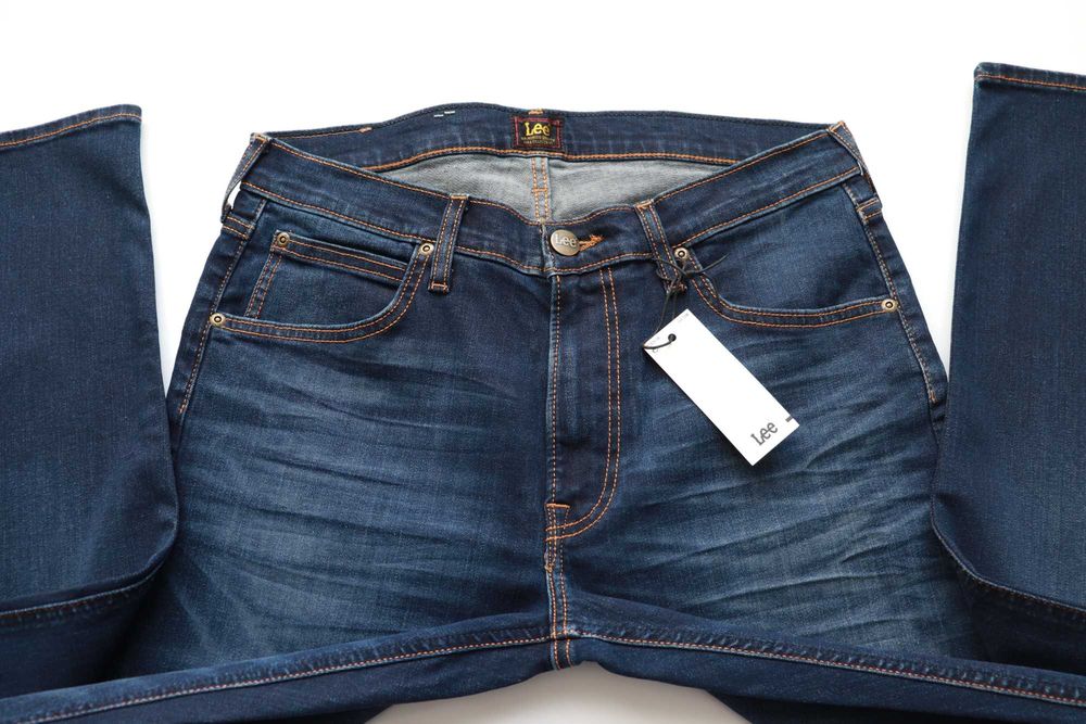 LEE LUKE W32 L34 męskie spodnie jeansy skinny slim fit nowe okazja