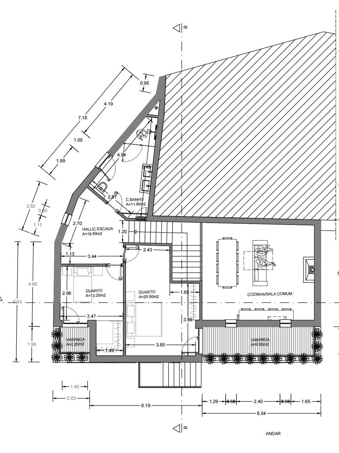 Casa / Terreno Viseu Faíl  às  portas da cidade com projecto aprv