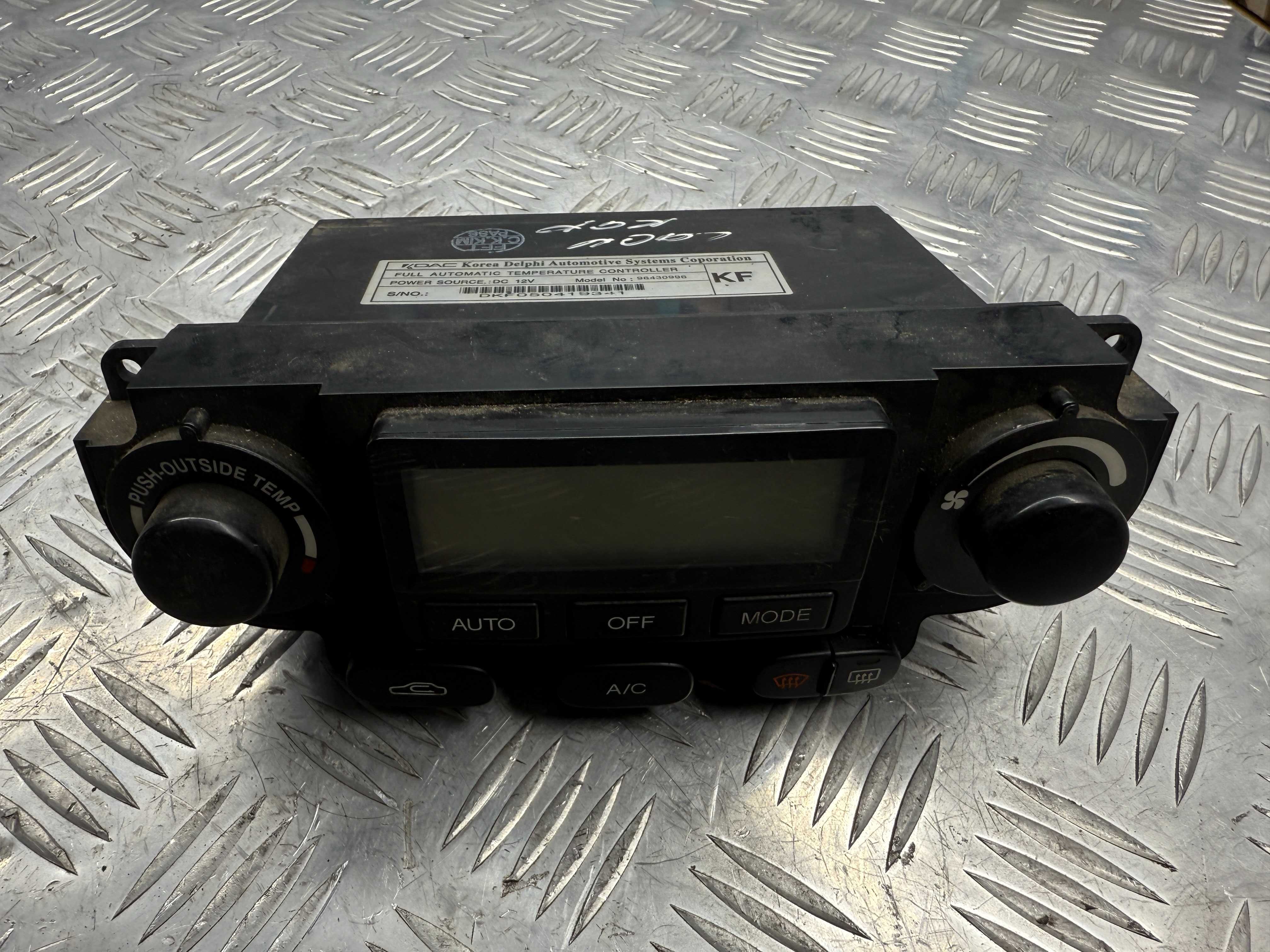 Блок управления климат контролем печкой chevrolet  lacetti  96430996