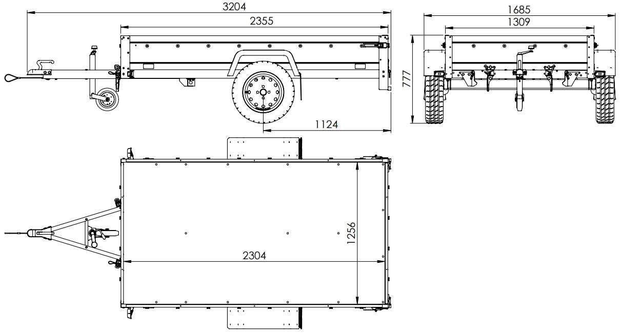 Przyczepka kiprowana GARDEN TRAILER 230 KIPP