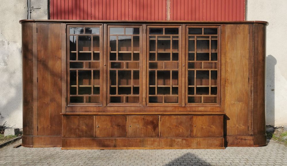 Ogromna zabudowa bibliteczna ok. 1930/1940 r.