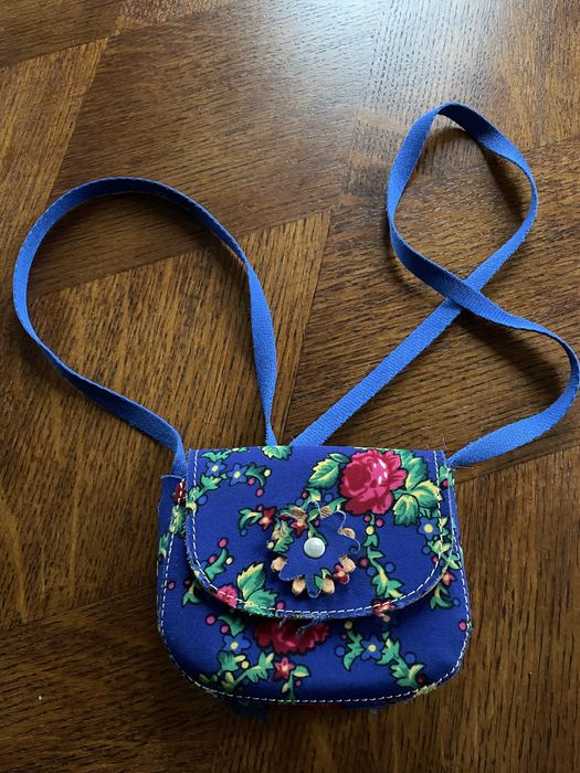 Nowa, ładna, niebieska torebka dla dziewczynki