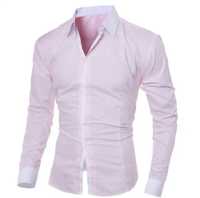 Koszula meska różowa S M L XL