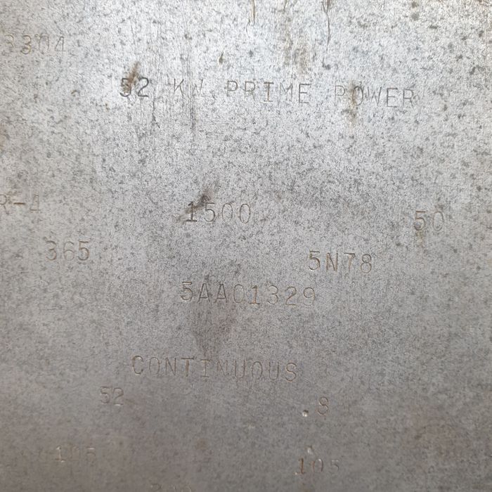 Pradnica Caterpillar SR4 52 kw do agregatu pradotworczego