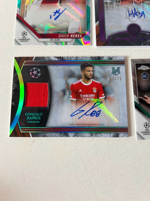 Cartas Topps Panini Auto