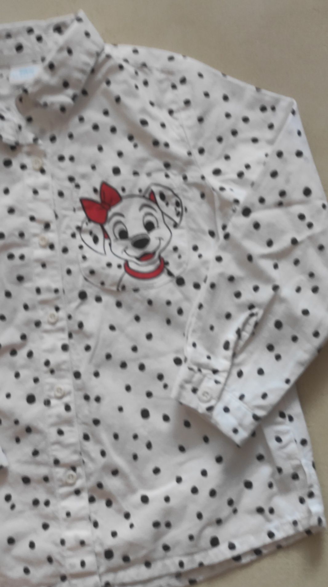 Disney koszula Dalmatyńczyk r.110/116