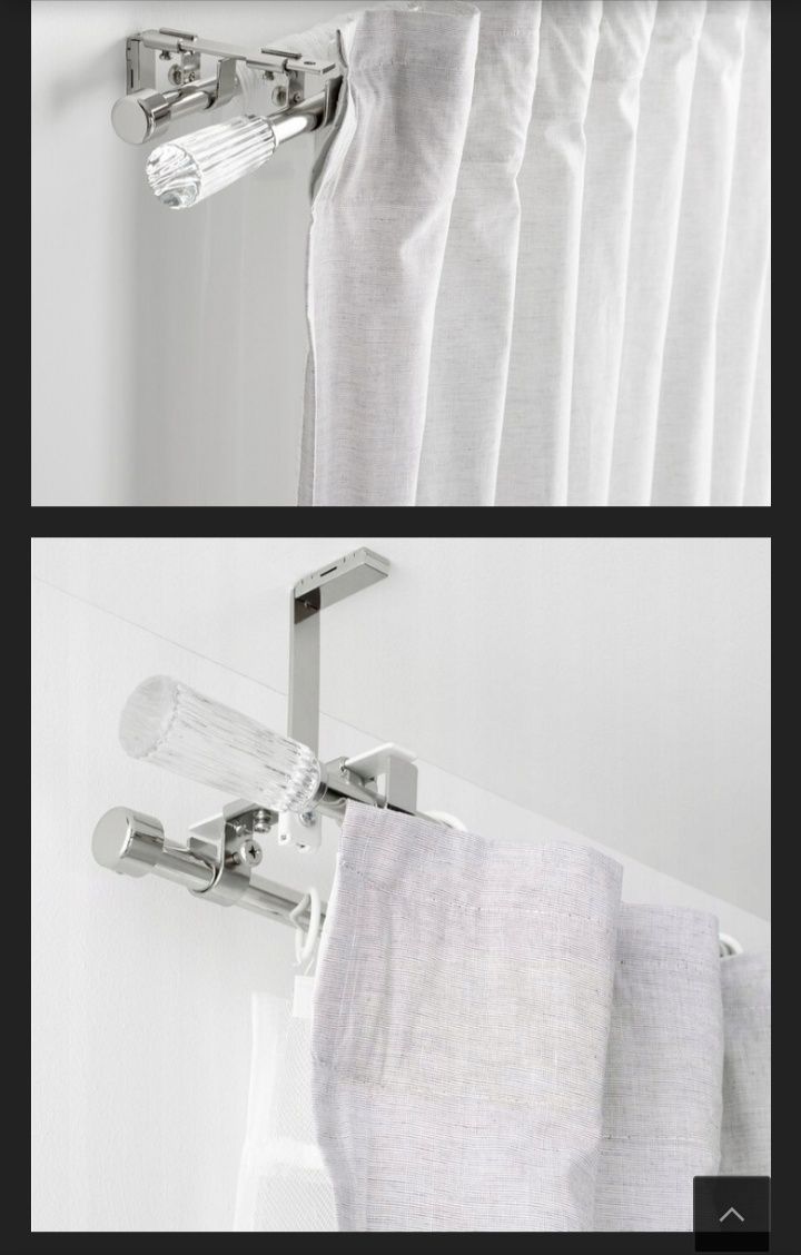 Karnisz IKEA SOLDVÄRGMAL nowy podwójny regulowany 120-210 cm