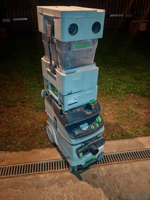 Zestaw festool odkurzacz, żyrafa planex i separator