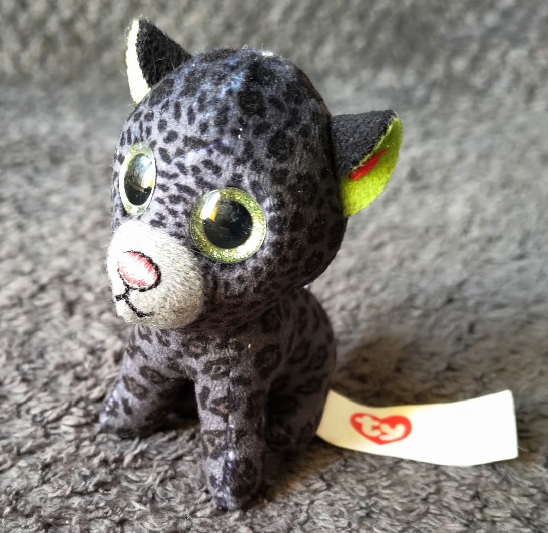 TY TEENY Tys DOTSON, czarny jaguar, zabawka Happy Meal z McDonalds